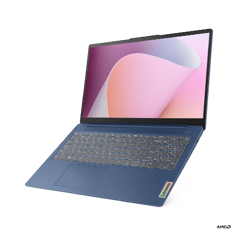 Lenovo IdeaPad Slim 3 15ABR8 AMD Ryzen™ 7 5825U Computadora portátil 39.6 cm (15.6") Full HD 16 GB DDR4-SDRAM 1 TB SSD Wi-Fi 6 (802.11ax) Windows 11 Home Azul Español