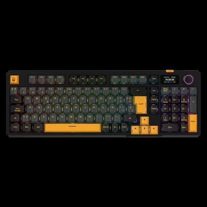 Balam Rush BR-942492 teclado Juego USB + Bluetooth QWERTY Español Negro, Naranja