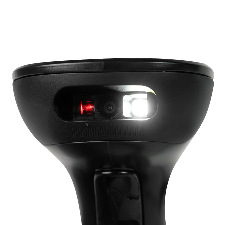 Ghia LECTOR DE CODIGOS DE BARRAS 2D INALAMBRICO // RECEPTOR USB // BLUETOOTH // BASE DE CARGA // COM Lector de código de barras manual CMOS Negro