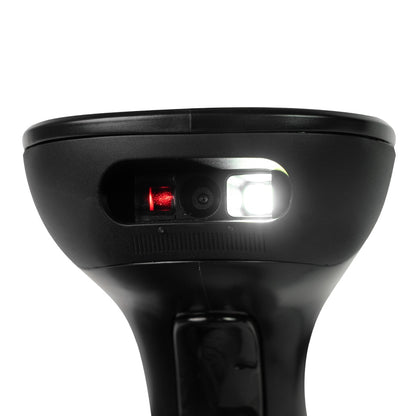 Ghia LECTOR DE CODIGOS DE BARRAS 2D INALAMBRICO // RECEPTOR USB // BLUETOOTH // BASE DE CARGA // COM Lector de código de barras manual CMOS Negro