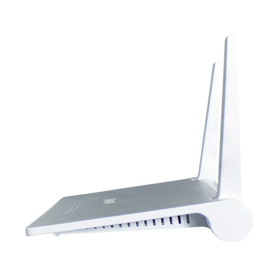 Ghia GNW-W1 router inalámbrico Ethernet rápido Banda única (2,4 GHz) Plata