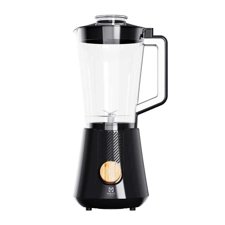 LICUADORA MIRATI / 500 W / 1.2 L / 3 VELOCIDADES / CUCHILLAS DE ACERO INOXIDABLE / NEGRO