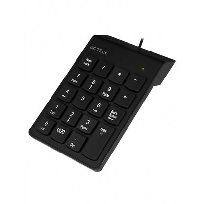 Acteck AC-932622 teclado numérico Universal USB Negro