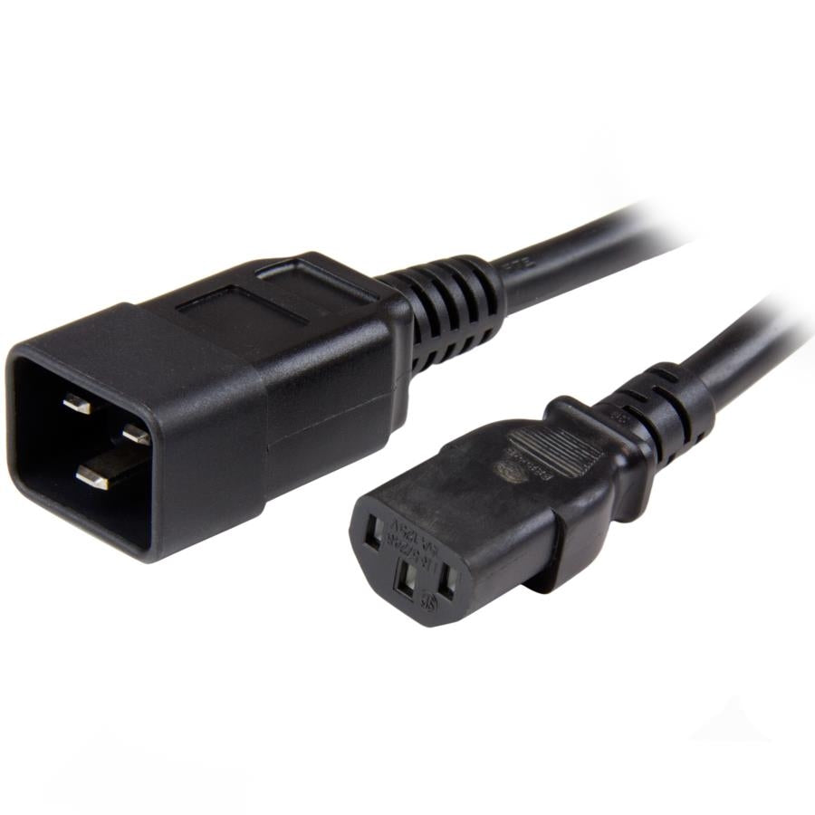 StarTech.com PXTC13C20146 cable de alimentación Negro 1.8 m Acoplador C20 Acoplador C13