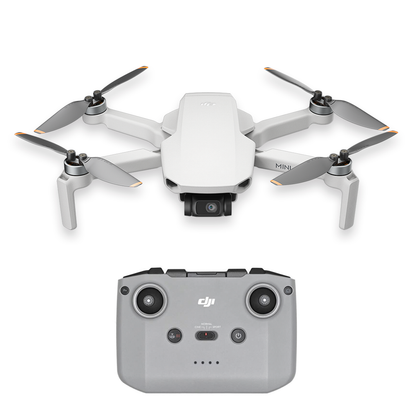 DJI Mini 4K, dron con cámara 4K UHD, Foto de 12MP, menos 249 g, estabilización de cardán 3 ejes, transmisión video de 10 km, retorno automático, resistencia al viento, 1 batería para un tiempo