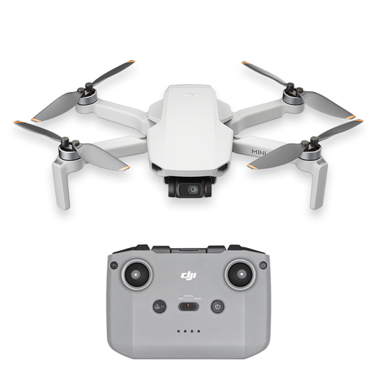 DJI Mini 4K, dron con cámara 4K UHD, Foto de 12MP, menos 249 g, estabilización de cardán 3 ejes, transmisión video de 10 km, retorno automático, resistencia al viento, 1 batería para un tiempo